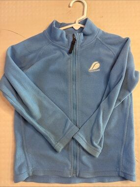 Light Blue Kids Fleece Jacket with Full Zip